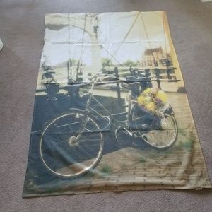 Urban Outfitters Bicycle Print Tapestry